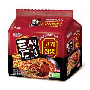 봉지라면 팔도 틈새라면 고기짬뽕 120g 32개