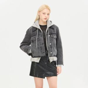 [시슬리]히어로 패딩 패치 데님 자켓_SADK31461