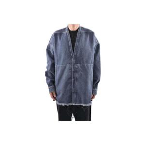 릭 오웬스 DRKSHDW 리도 래리 디스트레스드 데님 셔츠 DU02E7756DGY 58 TP959417243