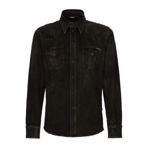 25 FW 돌체앤가바나 디스트레스드 이펙트 데님 셔츠 G5JC8DG8JK0 TP432040366