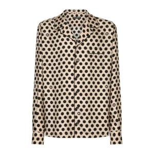 25 FW 돌체앤가바나 폴카 도트 프린트 실크 셔츠 G5IF1TIS1UZ TP432419128