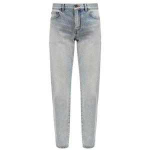 SAINT LAURENT BOYFRIEND JEANS IN 80 S VINTAGE BLUE DENIM (644026 YD372 4503) (보