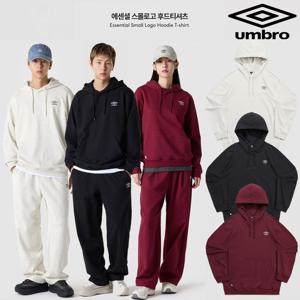[엄브로]에센셜 스몰로고 후드티셔츠 UQ323CHD92 3종
