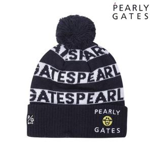 파리게이츠 (531D4CPA01) 공용 스마일 폼폼이 레터링 니트 비니