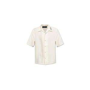 Amiri MA 로고 자수 반팔 셔츠 AMSTCA11270 271 TP934670299