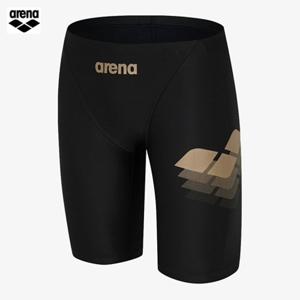 아레나 애프터이미지  A5FM1MF09 BLK (주머니백 증정) 일반 남성4부 실내수영복