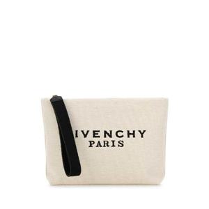 GIVENCHY Ivory canvas pouch BB60PNB2C8 255