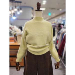 스테파니 세이브존01 펄 반목 니트 A25SW5448