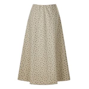 FOCUS  잔꽃 모직 플레어 스커트 PBVFF5W1SK8351