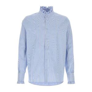 발렌티노 자수 스트라이프 포플린 셔츠 7V3ABP76AYA SCJ