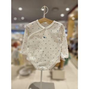 블루독베이비[hu]26.SS봄여름신상 MN)리프플라워배내바디수트 46170-040-03우주복 배내수트 출산선물 슈트