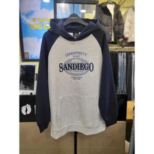 행텐주니어 세이브존06 틴즈 래글런 기모 그래픽 후드티셔츠 144J90-031-811-11