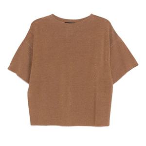 파비아나필리피 라운드넥 반팔 루즈핏 티셔츠 MAD266F041 L7661