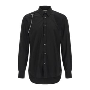 알렉산더맥퀸 T 체인 하네스 코튼 포플린 셔츠 851803QNAAD 100