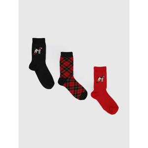 [LAUREN RALPH LAUREN] 라프리마 여성 양말 454P02610 001 블랙 /6