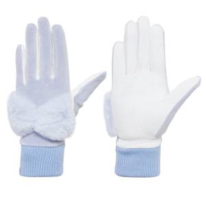 [와이드앵글]여성 CO 리본 방한 양손 장갑 WWW25V01IC