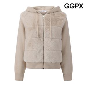 [지지피엑스]포근 퍼 후드 집업 가디건 GPCKG024F
