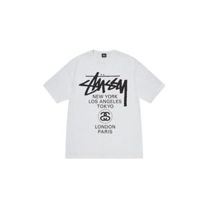 Stussy스투시 월드투어 티셔츠 화이트 20242025 39038603903962