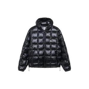 Stussy스투시 미드웨이트 후드 퍼퍼 블랙 115783