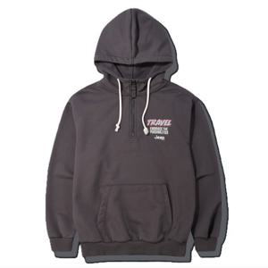 [지프](남여공용)빈티지 그래픽 아노락 후드티셔츠(JQ4THU241)