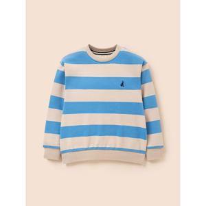 [빈폴키즈] [Essential] 스트라이프 스웨트 셔츠  베이지 (BI6141UE6A)