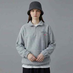 샵앤) 국산 여성 반집업 LA나염 후리스 아노락 맨투맨 MER-WSH-21000-그레이