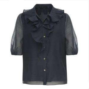 [미니멈]클레식프릴 블라우스 (MYAAWB2430N1A)_IC