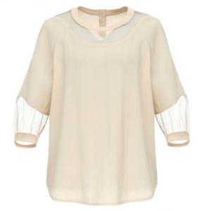 [미니멈]라운드넥 쉬폰 블라우스 (MYAAWB2290L1E)_IC