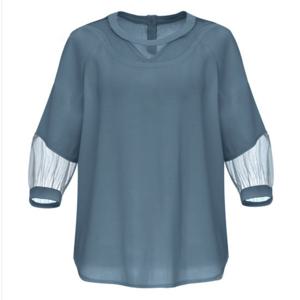 [미니멈]라운드넥 쉬폰 블라우스 (MYAAWB2290N1A)_IC