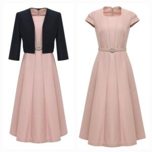 [미니멈]볼레로 자켓 캡소매원피스 셋트 (MYAAWO2390LP)_IC