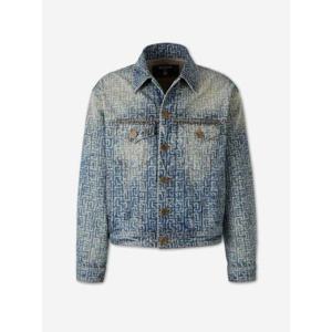 발망 자켓 GH1TC330DG12 6AWBLEU JEAN D LAV DENIM BLUE