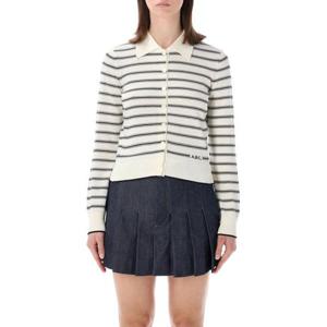 아페쎄 니트웨어 F22320COHLP TAT ECRU BLACK STRIPES