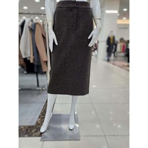 [더아이잗]울 블렌드 헤링본 H라인 셋업 스커트 IRAA0SK141BRD0