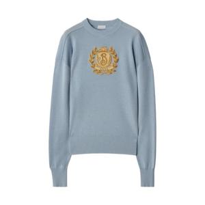 버버리 B 크레스트 울 스웨터 8108432