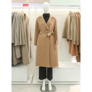 [숲]등판 구스 안감 벨티드 롱 코트(OBBHCR22)