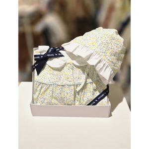 블루독베이비 10 26SS 신상 (YE)말랑플라워세트우주복 (46170041180)