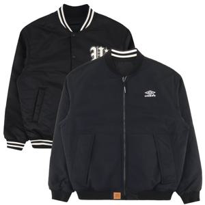 엄브로 리버시블 봄버 패딩 자켓 UR124CPJ21BLK