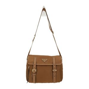 프라다 나일론 사피아노 가죽 플랩 버클 크로스백 1BD399VOOO R