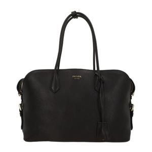 프라다 해머드 가죽 로고 더블 지퍼 쇼퍼백 1BG600VOOO 2HFQF00