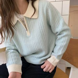 [드넬]메튜배색카라니트DWK54186A