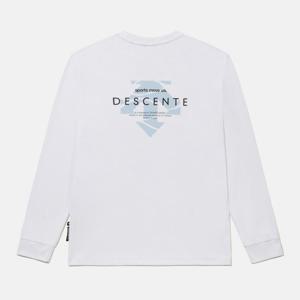 [데상트공식] 스피릿 백그래픽 긴팔 티셔츠 SR123UTL13