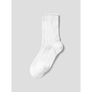 (3561KTAM51) [에잇세컨즈] 잔골지 발목 셔링 양말  화이트