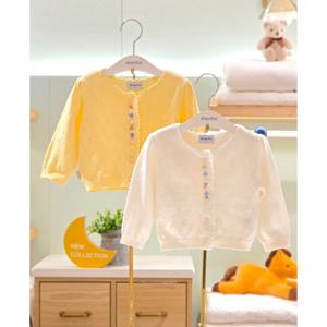 압소바 HK(쌍둥이선물)릴 니트 가디건 세트(26SS신상) (A1123601C)