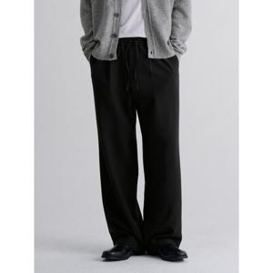 (456Z21MMF5) [에잇세컨즈] [매일슬랙스]기모 와이드핏 밴딩 슬랙스  블랙