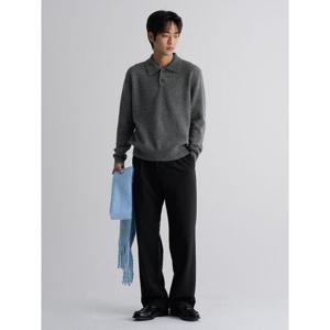 (456Z21MME5) [에잇세컨즈] [매일슬랙스]기모 세미와이드핏 슬랙스  블랙