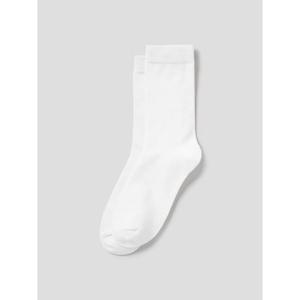 (4561KTAM31) [에잇세컨즈] 솔리드 양말  화이트