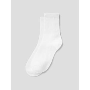 (4561KTAM51) [에잇세컨즈] 골지 중목 양말  화이트