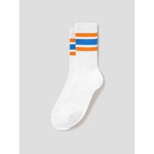 (4561KTAMDP) [에잇세컨즈] 골지 파일바닥 블록 양말  블루