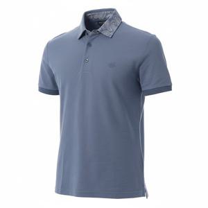 ETRO 페가소 로고 자수 페이즐리 언더 칼라 반팔 폴로셔츠 (MRMD0006AC174 B0786)