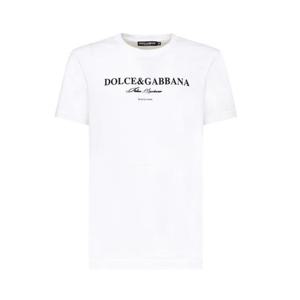 돌체앤가바나 프린트 코튼 티셔츠 G8RN8T G7O9YW0800 White